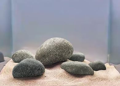 LANDEN Taiji Stones: 18 lbs, 6 aquascaping rocks (2-9 inches)
