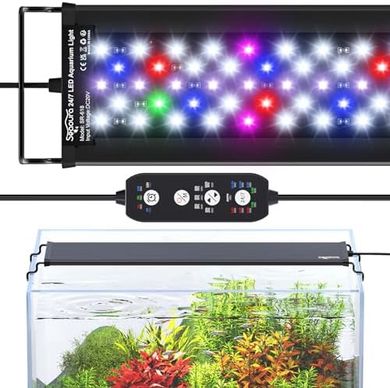 Smart 7-Color LED Aquarium Light (18-24", 18W)
