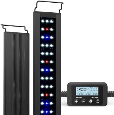 NICREW C10 Aquarium LED: Full Spectrum, Timer, Adjustable Brightness
