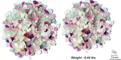 Fluorite Aquarium & Planter Gravel: Crystal Quartz Rocks
