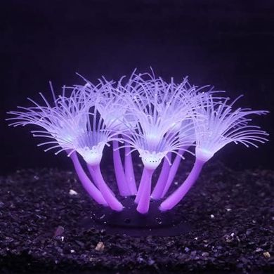 Glowing Coral Aquarium Ornaments (Purple, Sunflower)
