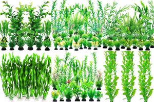 Green Aquarium Plastic Plant