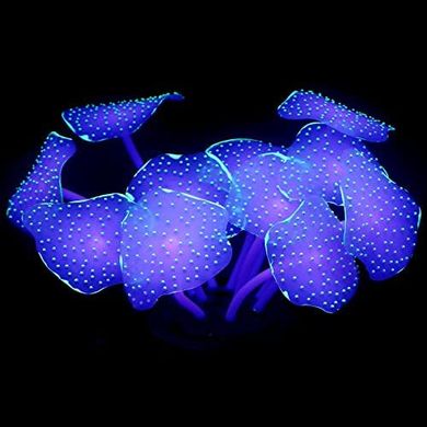 Glowing Silicone Coral Ball Aquarium Ornament (Green)
