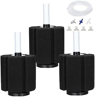 Bio Sponge Filter for Betta Fry (60-Gallon, 3-pack)
