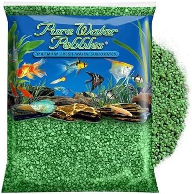 Emerald Green Aquarium Gravel (2 lbs): Premium Decorative Pebbles
