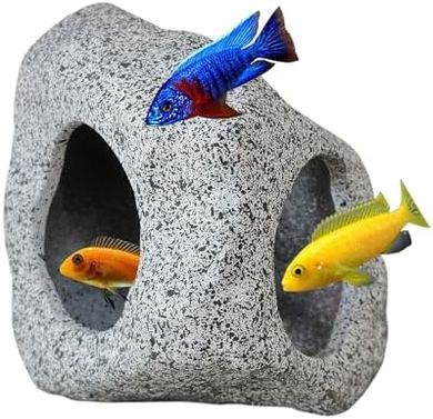 Ceramic Betta Cave: Safe Aquarium Hideaway
