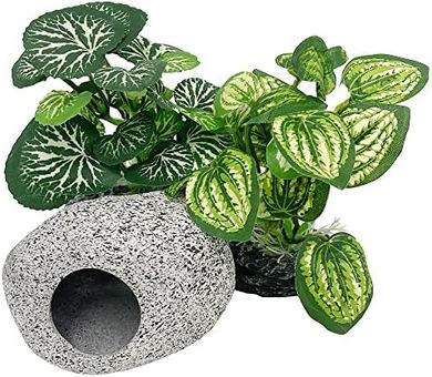 Smoothed-Edge Artificial Aquarium Plants (3-Piece Set)
