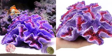 Purple Besimple Coral Aquarium Ornaments & Plants
