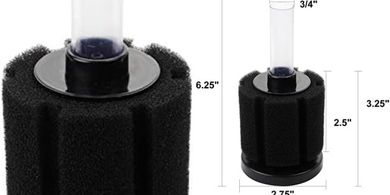 AQUANEAT Bio Sponge Filter for Betta, Shrimp & Fry (Nano to 20 Gallon)
