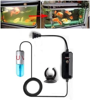 Mini 3W UV-C Aquarium Light: Algae & Water Cleaner
