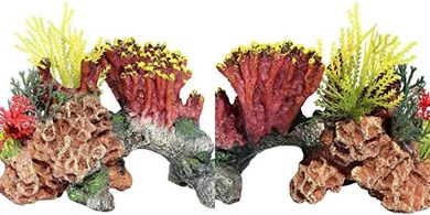 Danmu Coral Aquarium Ornament Set (7" x 3.5" x 4.3")
