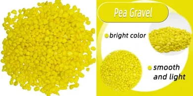 Polished Yellow Pebbles: Aquarium, Crafts, & Garden Decor