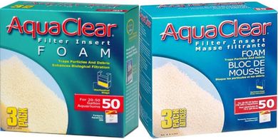 AquaClear 50 Filter Foam Inserts (3-pack)
