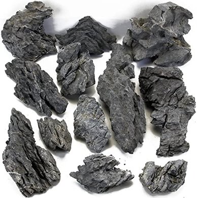 Kingrui Natural Seiryu Dragon Stones for Aquariums & Reptiles (3-6")