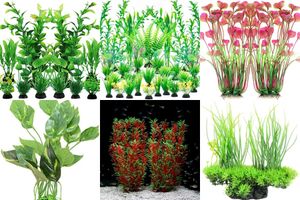 Plastic Plant for Cichlid Aquarium