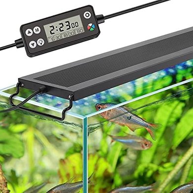 Hygger Smart Aquarium LED: Full Spectrum, 7 Colors, Timer, Waterproof

