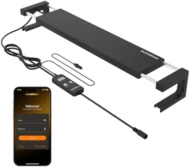 Smart Aquarium Light: App-Controlled, Multi-Spectrum, Temperature Sensing (48-60")
