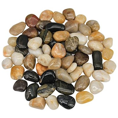 River Rocks: Decorative Pebbles for Gardens, Homes & Aquariums