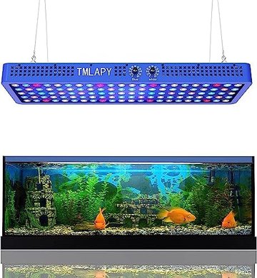 200W Full Spectrum LED Aquarium Light: Adjustable Brightness, Multiple Modes