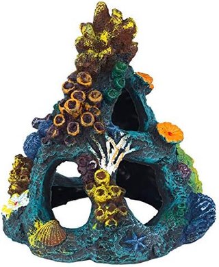 Uniclife Coral Rock Cave: Betta Fish Tank Hide & Play