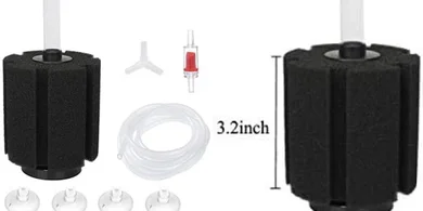 Aquarium Bio Sponge Filter Kit for 55-Gallon Fish Breeding Tanks