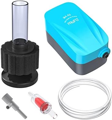 Pawfly Aquarium Air Pump & Nano Filter Kit with Accessories